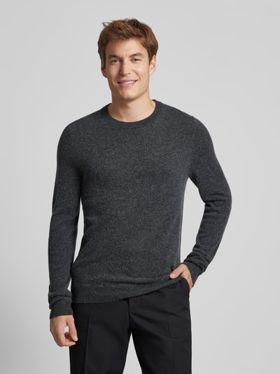 Peek & Cloppenburg MCNEALStrickpullover Mit Rundhalsausschnitt In Dunkelgrau Melange