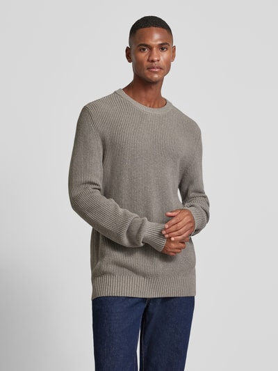 Peek & Cloppenburg MCNEALStrickpullover Mit Rundhalsausschnitt In Graphit Melange