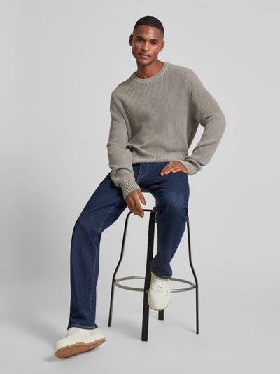 Peek & Cloppenburg MCNEALStrickpullover mit Rundhalsausschnitt in graphit melange