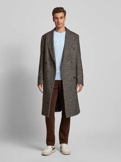 Peek & Cloppenburg MCNEALStrickpullover mit Rundhalsausschnitt in hellblau melange