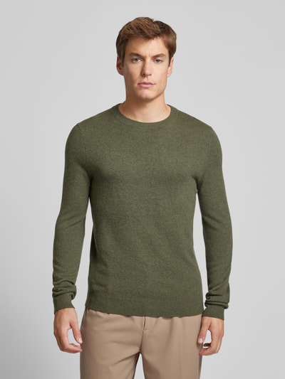 Peek & Cloppenburg MCNEALStrickpullover Mit Rundhalsausschnitt In Khaki Melange