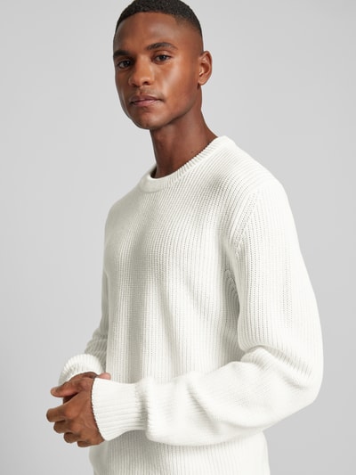 Peek & Cloppenburg MCNEALStrickpullover Mit Rundhalsausschnitt In Offwhite