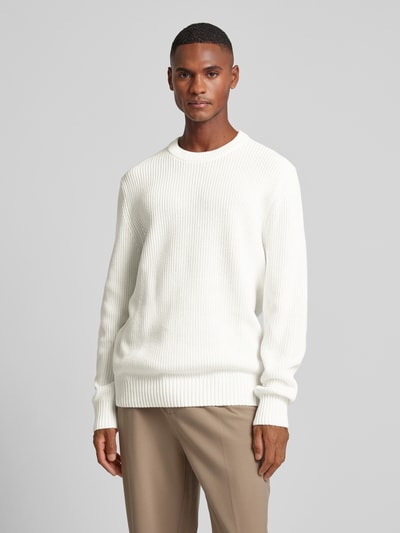 Peek & Cloppenburg MCNEALStrickpullover Mit Rundhalsausschnitt In Offwhite