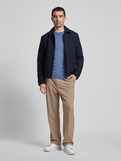 Peek & Cloppenburg MCNEALStrickpullover mit Rundhalsausschnitt in royal melange