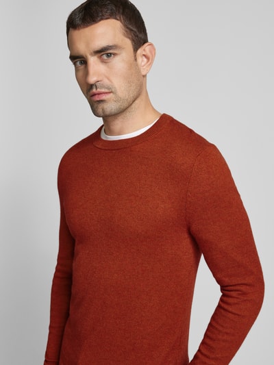 Peek & Cloppenburg MCNEALStrickpullover Mit Rundhalsausschnitt In Terra Melange