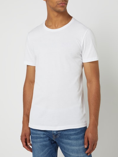 Peek & Cloppenburg MCNEALT-Shirt Aus Baumwolle Im 2er-Pack In Weiss