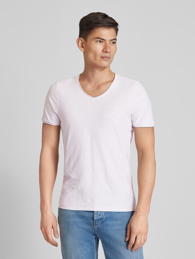 Peek & Cloppenburg MCNEALT-Shirt Mit V-Ausschnitt In Lila