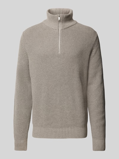 Peek & Cloppenburg MCNEALTroyer Mit Gerippten Abschlüssen In Graphit Melange