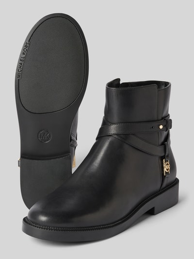 Peek & Cloppenburg MICHAEL Michael KorsLederboots Mit Label-Applikation Modell 'ABIGAIL' In Black