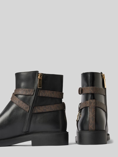 Peek & Cloppenburg MICHAEL Michael KorsLederboots Mit Label-Applikation Modell 'ABIGAIL' In Black