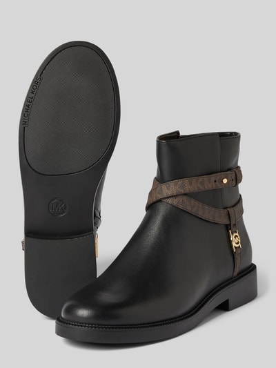 Peek & Cloppenburg MICHAEL Michael KorsLederboots Mit Label-Applikation Modell 'ABIGAIL' In Black