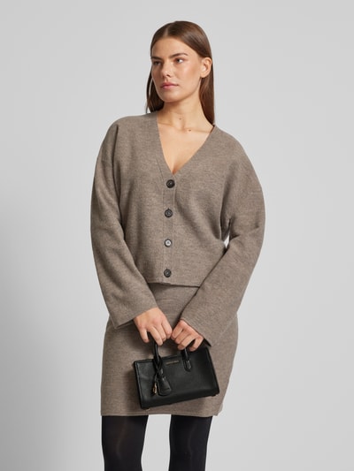 Peek & Cloppenburg MICHAEL Michael KorsLederhandtasche mit Label-Anhänger Modell 'SCARLETT' in black