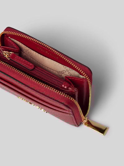 Peek & Cloppenburg MICHAEL Michael KorsLederportemonnaie Mit Label-Applikation Modell 'JET SET' In Rot