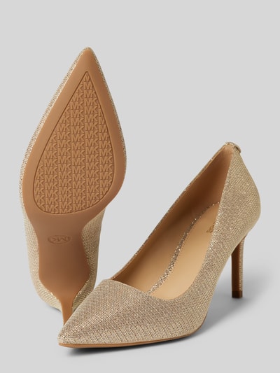 Peek & Cloppenburg MICHAEL Michael KorsPumps Mit Allover-Ziersteinbesatz Modell 'ALINA' In Gold