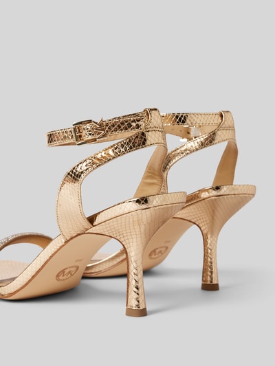 Peek & Cloppenburg MICHAEL Michael KorsSandalen Mit Dornschließe Modell 'CARRIE' In Gold