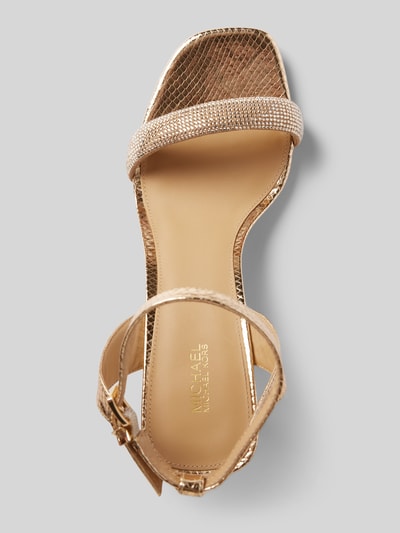 Peek & Cloppenburg MICHAEL Michael KorsSandalen Mit Dornschließe Modell 'CARRIE' In Gold