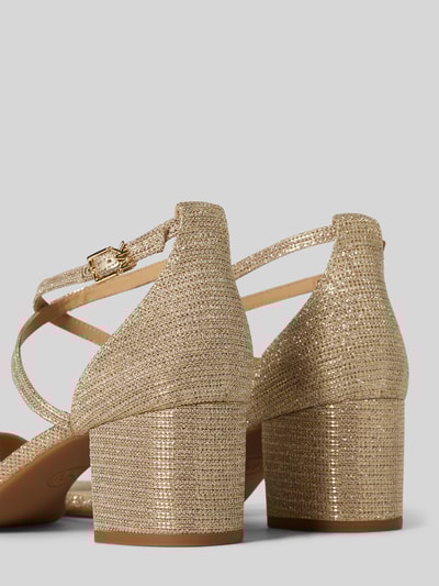 Peek & Cloppenburg MICHAEL Michael KorsSandalette Mit Blockabsatz Modell 'SERENA' In Gold