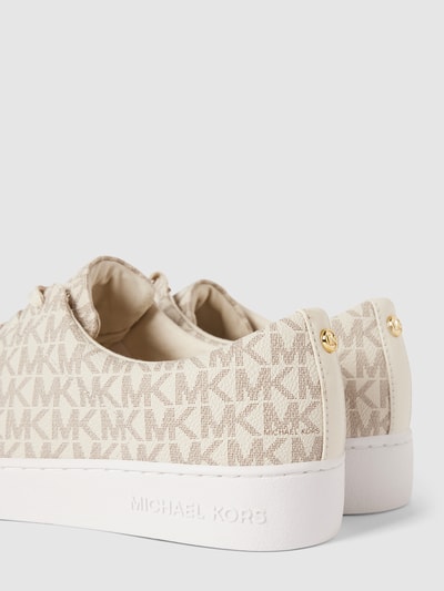 Peek & Cloppenburg MICHAEL Michael KorsSneaker Mit Allover-Logo Modell 'KEATON' In Offwhite