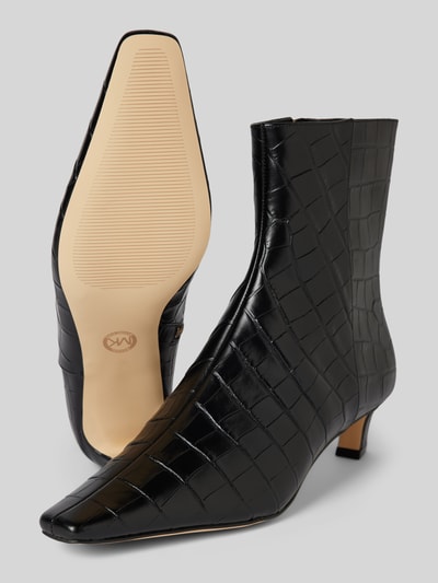 Peek & Cloppenburg MICHAEL Michael KorsStiefel Aus Leder Modell 'COSMO KITTEN BOOTIE' In Black