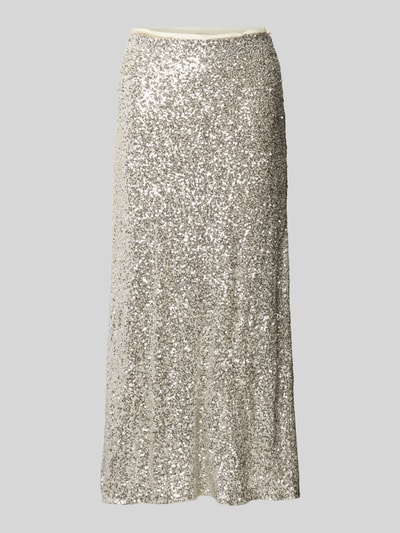 Peek & Cloppenburg Milano ItalyMidirock Mit Pailletten Und Elastischem Bund In Silber