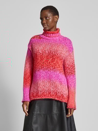 Peek & Cloppenburg Milano ItalyOversized Strickpullover Mit Rollkragen In Pink