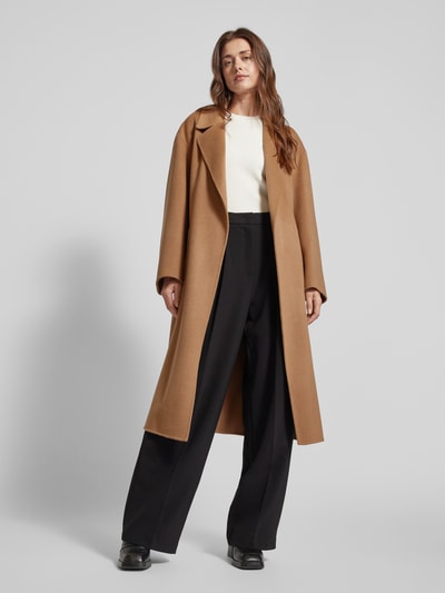 Peek & Cloppenburg Milano ItalyWollmantel mit Bindegürtel in camel