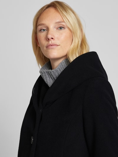 Peek & Cloppenburg Milo CoatsMantel Mit Kapuze Modell 'Bella' In Black