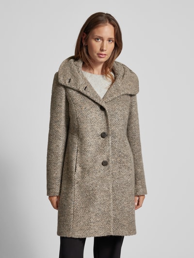 Peek & Cloppenburg Milo CoatsMantel Mit Stehkragen Modell 'Stella' In Beige