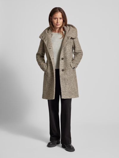 Peek & Cloppenburg Milo CoatsMantel Mit Stehkragen Modell 'Stella' In Beige