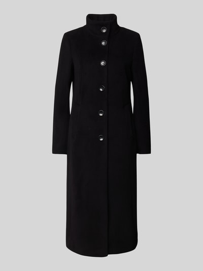 Peek & Cloppenburg Milo CoatsSlim Fit Wollmantel Mit Stehkragen Modell 'Elsa' In Black