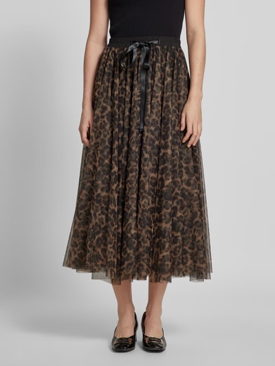 Peek & Cloppenburg Miss GoodlifeMidirock Mit Elastischem Bund In Hellbraun Melange