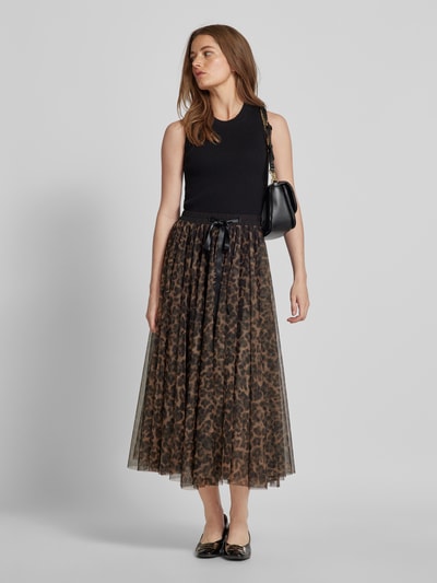 Peek & Cloppenburg Miss GoodlifeMidirock Mit Elastischem Bund In Hellbraun Melange
