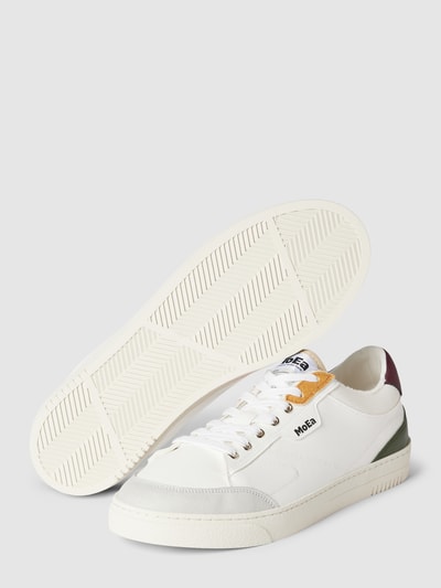 Peek & Cloppenburg MoEaSneaker Mit Kontrastbesatz Und Label-Details In Weiss