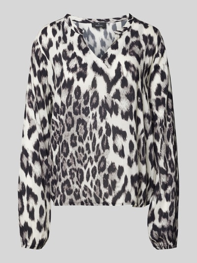 Peek & Cloppenburg MonariRegular Fit Bluse Aus Viskose Mit Stehkragen In Black