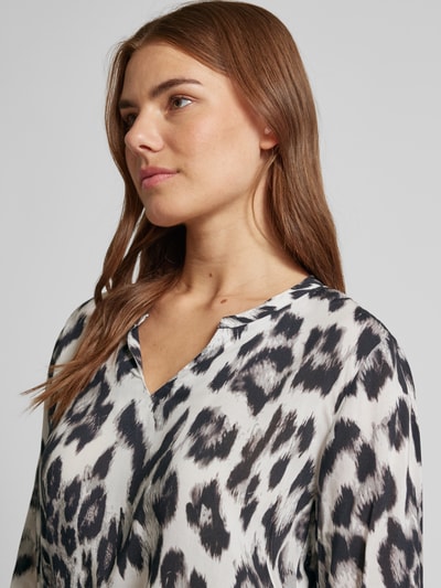 Peek & Cloppenburg MonariRegular Fit Bluse Aus Viskose Mit Stehkragen In Black