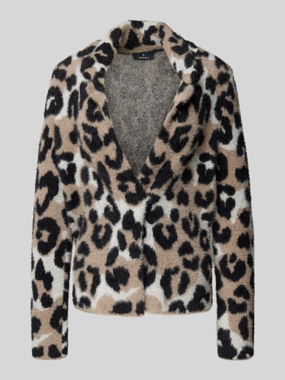 Peek & Cloppenburg MonariStrickjacke Aus Kunstfell In Hellbraun