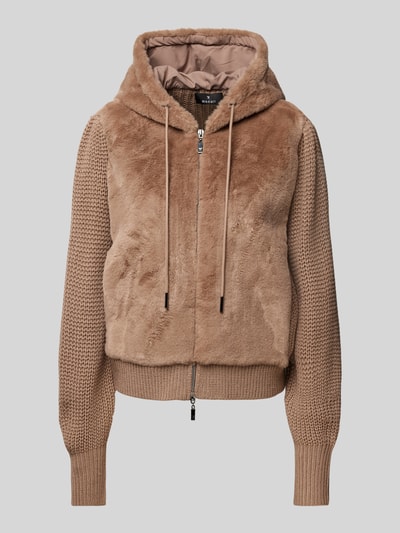 Peek & Cloppenburg MonariStrickjacke Mit Kapuze In Beige