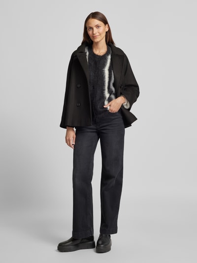 Peek & Cloppenburg More & MoreJacke mit Reverskragen Modell 'Caban' in black