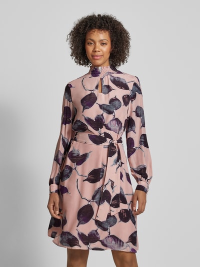Peek & Cloppenburg More & MoreKnielanges Kleid Mit Schlüsselloch-Ausschnitt In Rose