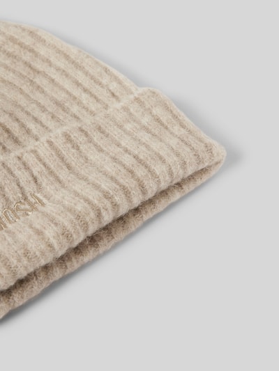 Peek & Cloppenburg MOS MOSHBeanie Mit Label-Stitching Modell 'Lora' In Beige