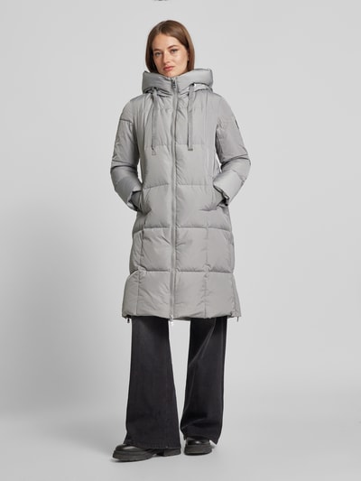 Peek & Cloppenburg MOS MOSHSteppmantel Mit Stehkragen Modell 'Nova' In Mittelgrau