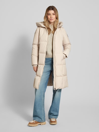 Peek & Cloppenburg MOS MOSHSteppmantel mit Stehkragen Modell 'Nova' in beige