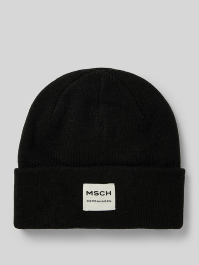 Peek & Cloppenburg MSCH CopenhagenBeanie mit Label-Patch Modell 'Mojo' in black