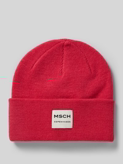 Peek & Cloppenburg MSCH CopenhagenBeanie mit Label-Patch Modell 'Mojo' in pink
