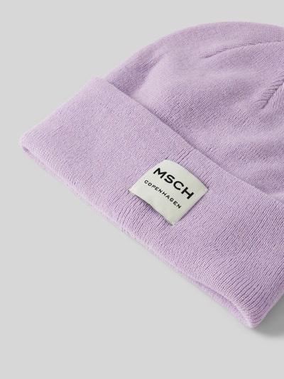 Peek & Cloppenburg MSCH CopenhagenBeanie Mit Label-Patch Modell 'Mojo' In Flieder