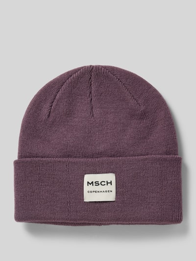 Peek & Cloppenburg MSCH CopenhagenBeanie mit Label-Patch Modell 'Mojo' in mauve