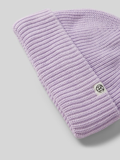 Peek & Cloppenburg MSCH CopenhagenBeanie Mit Logo-Patch Modell 'Galline Rachelle' In Flieder