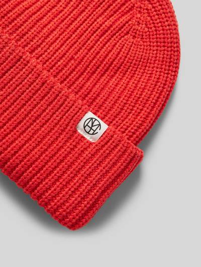 Peek & Cloppenburg MSCH CopenhagenBeanie Mit Logo-Patch Modell 'Galline Rachelle' In Rot