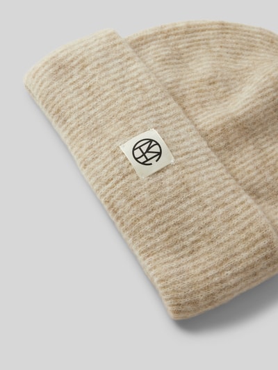 Peek & Cloppenburg MSCH CopenhagenBeanie Mit Logo-Patch Modell 'Hope' In Beige