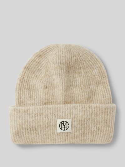 Peek & Cloppenburg MSCH CopenhagenBeanie mit Logo-Patch Modell 'Hope' in beige